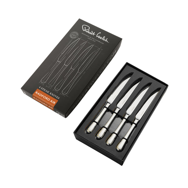 Robert Welch Radford Air Bright Steak Knife Set Of 4