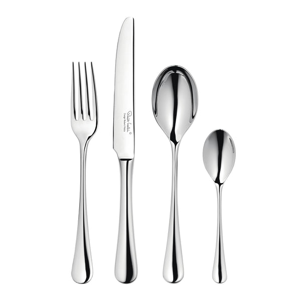 robert welch Radford Bright Cutlery Set 30 Piece for 6 People - 6 Free Steak Knives