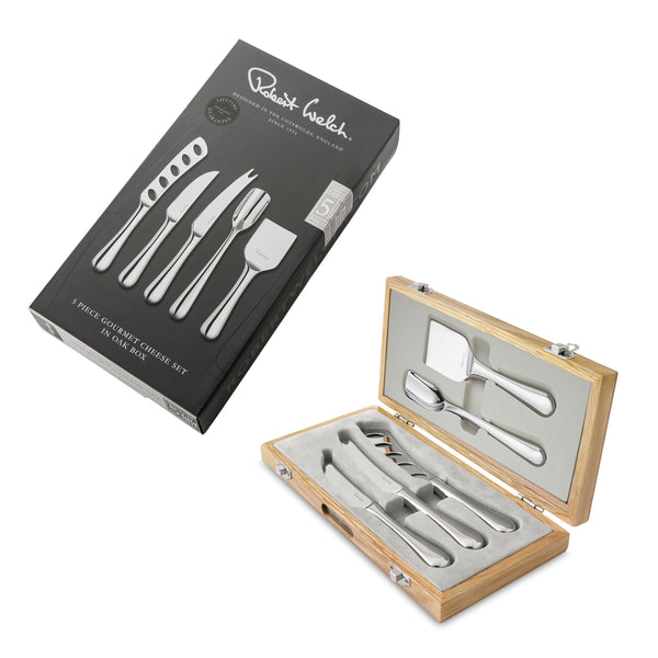 Robert Welch Radford Bright Gourmet Cheese Knife Set 5 Piece