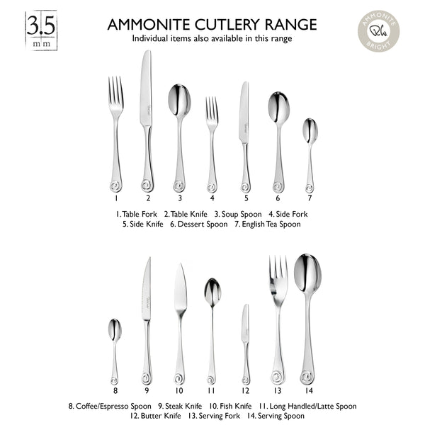 Robert Welch Ammonite Bright Serving Fork