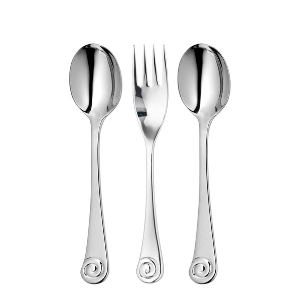robert welch Ammonite Bright Serving Set 3 Piece