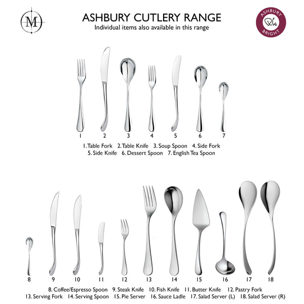 Robert Welch Ashbury Bright Salad Server Right