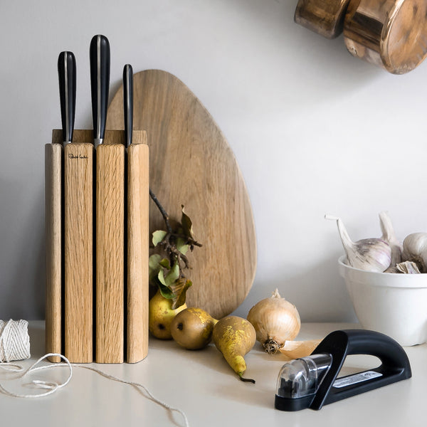 Robert Welch Book Oak Knife Block (3 Slots)