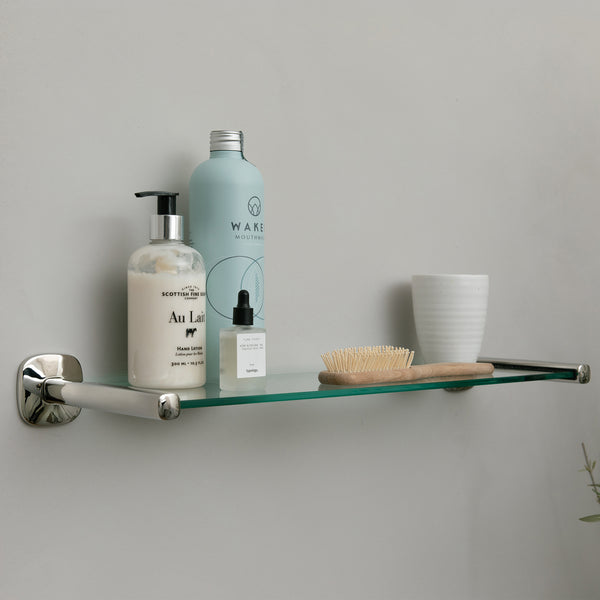 Robert Welch Burford Glass Bathroom Shelf