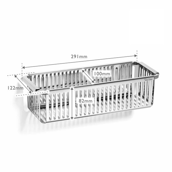 Robert Welch Burford Shower Basket Single