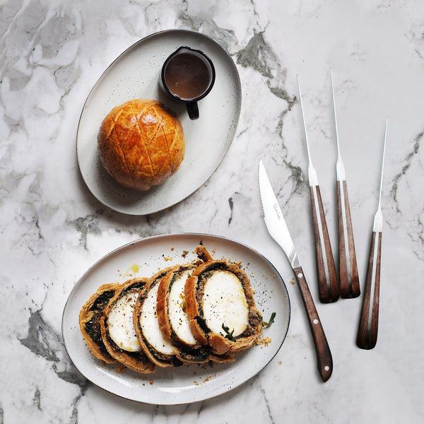 Robert Welch Contour Walnut Steak Knife Set Of 4