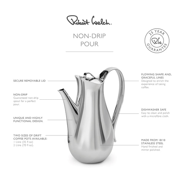 Robert Welch Drift Coffee Pot 1 Litre