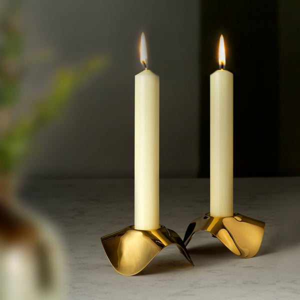 Robert Welch Drift Dawn Candle Holder Set Of 2