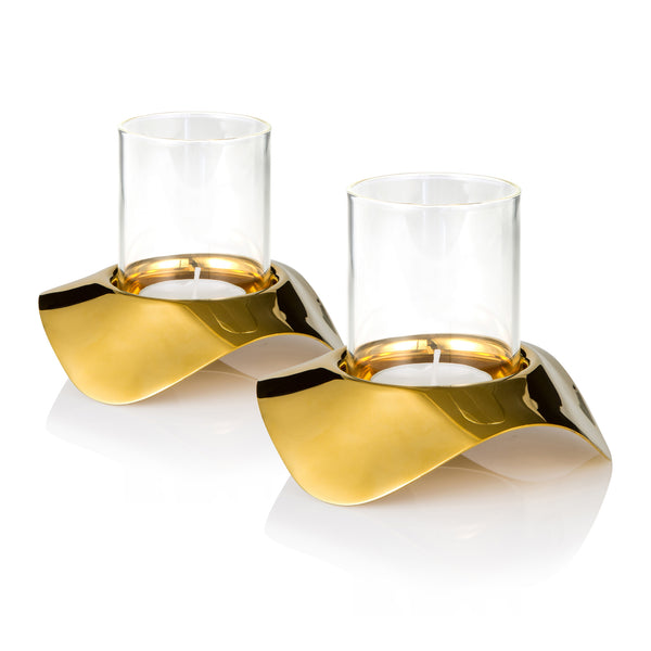 robert welch Drift Dawn Tealight Holder Set of 2