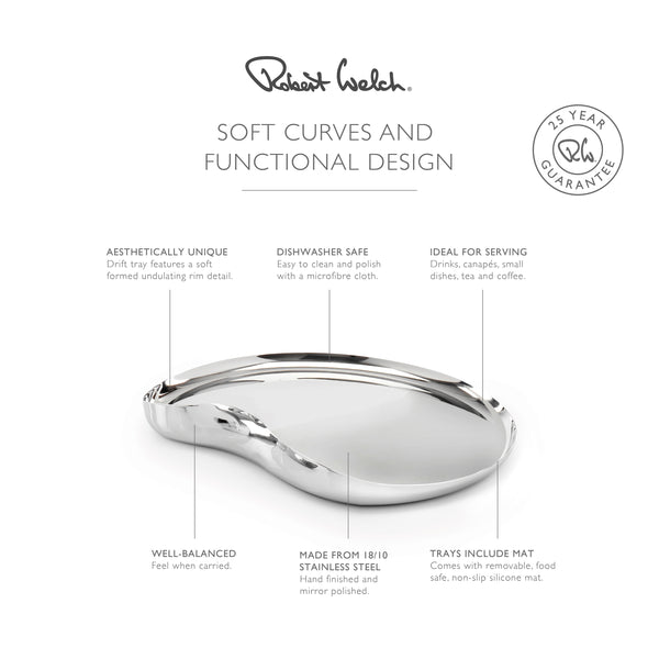 Robert Welch Drift Serving Tray 20cm