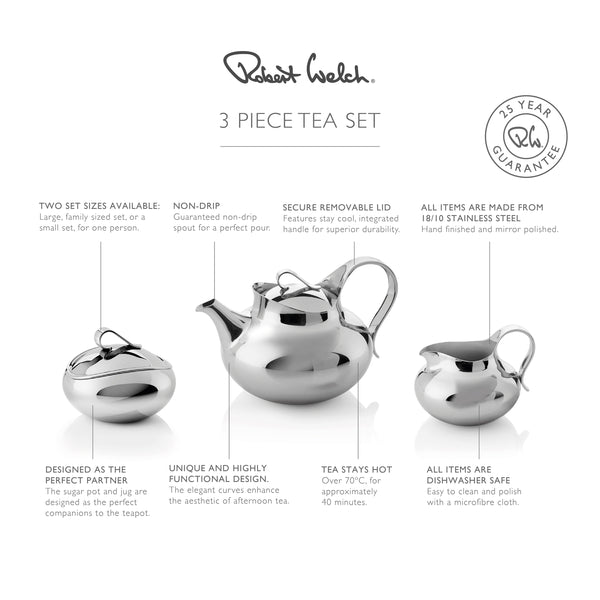 Robert Welch Drift Tea Set Large
