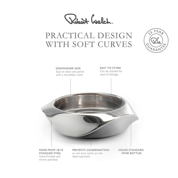 Robert Welch Drift Wine Coaster