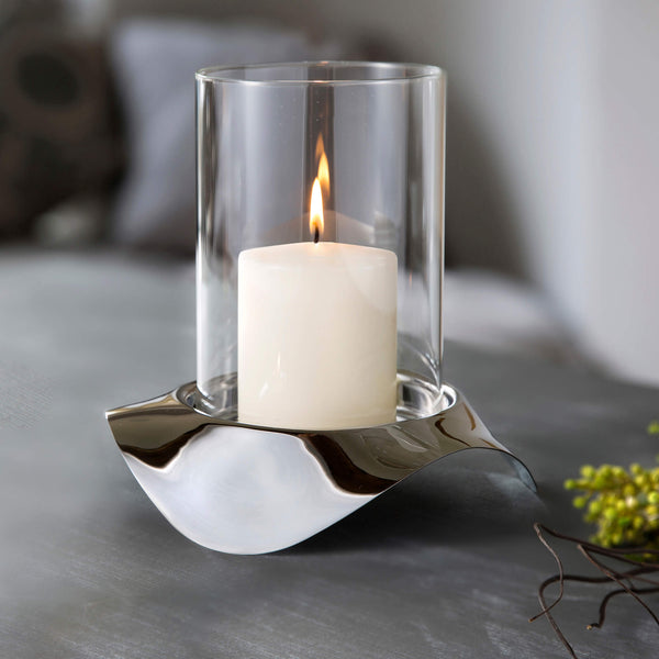 Robert Welch Ivory Pillar Candle 7cm X 8cm