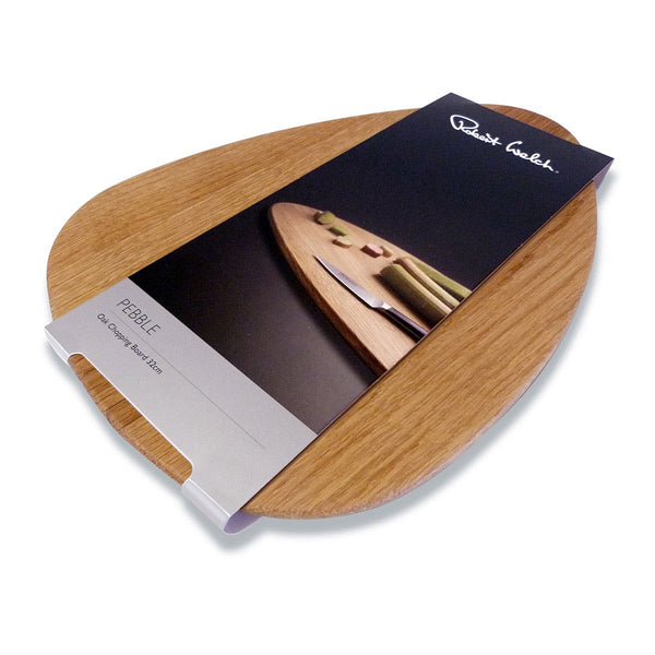 Robert Welch Oak Pebble Chopping Board 32cm
