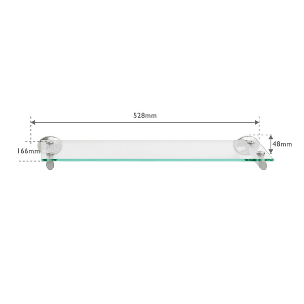 Robert Welch Oblique Glass Bathroom Shelf