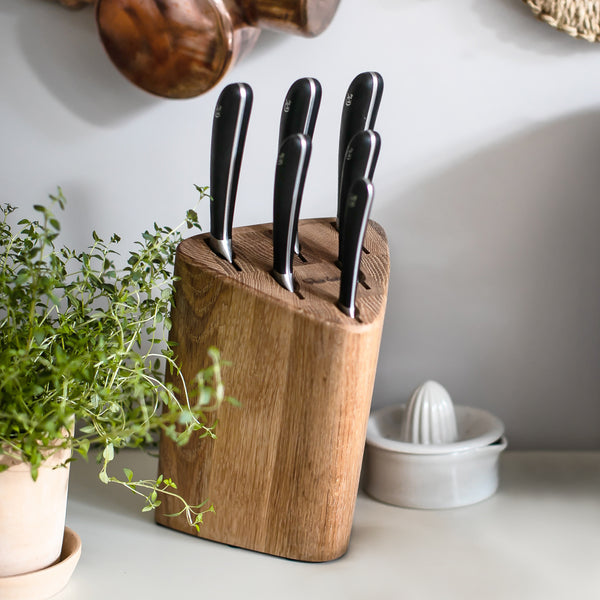 Robert Welch Prism Oak Knife Block
