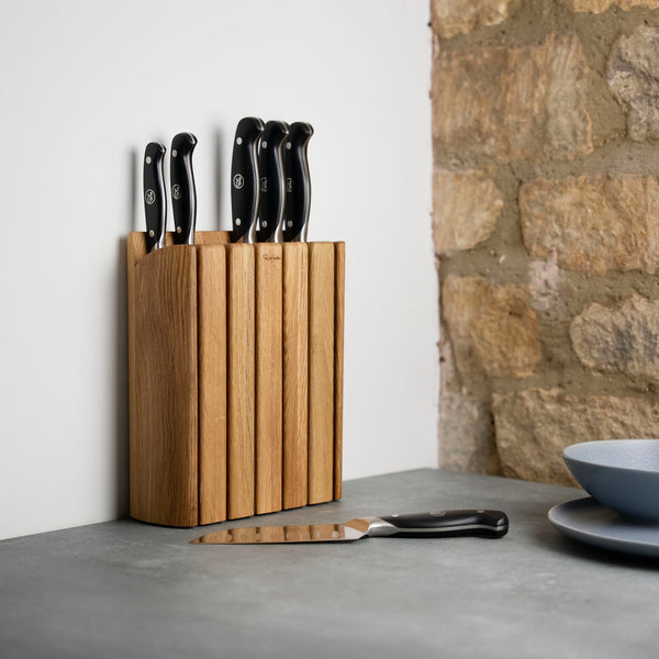 Robert Welch Professional Book Oak Knife Block Set