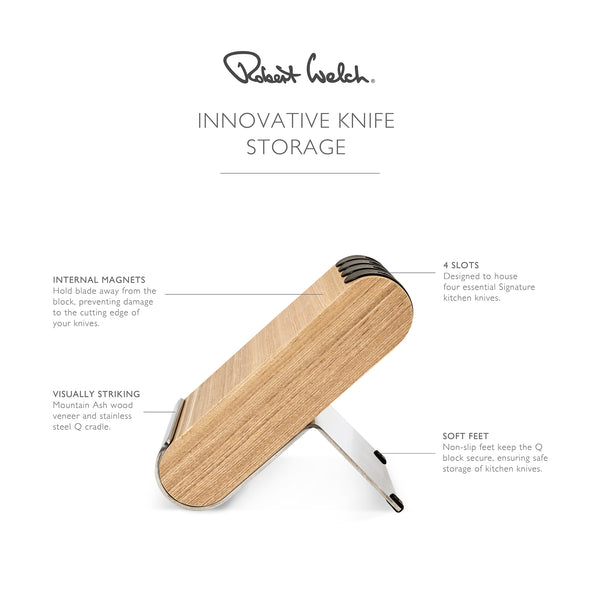 Robert Welch Q Ash Knife Block