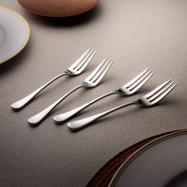 Robert Welch Radford Bright Pastry Fork Set Of 4