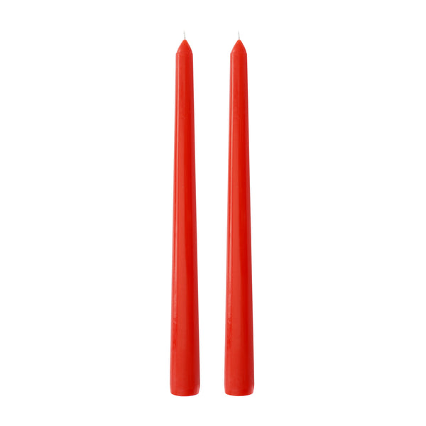 robert welch Red Dinner Candle 25cm Set of 2