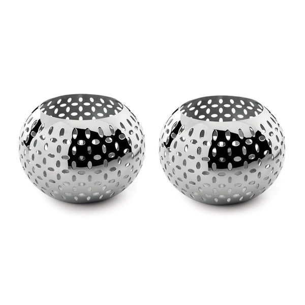 robert welch Sesame Tealight Holder Large Set of 2