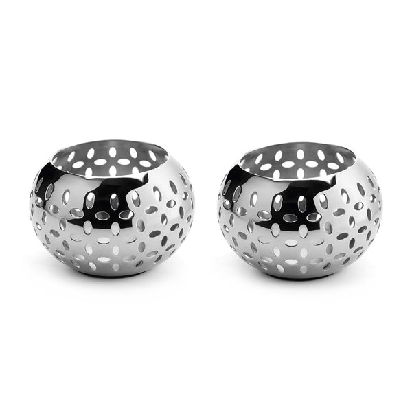 robert welch Sesame Tealight Holder Small Set of 2