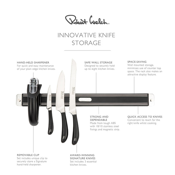 Robert Welch Signature Magnetic Knife Rack Set