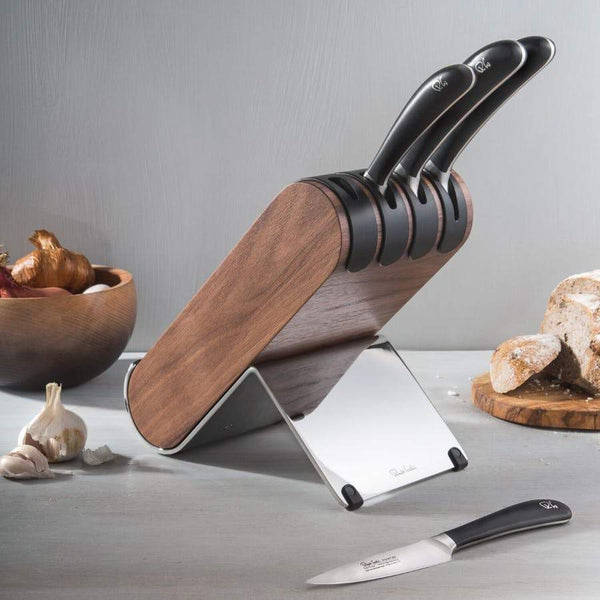 Robert Welch Signature Q Knife Block Set Walnut