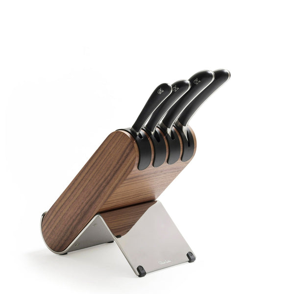 robert welch Signature Q Knife Block Set Walnut