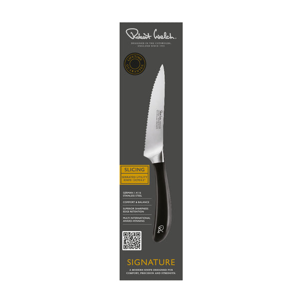 Robert Welch Signature Utility Knife 12cm (Serrated)