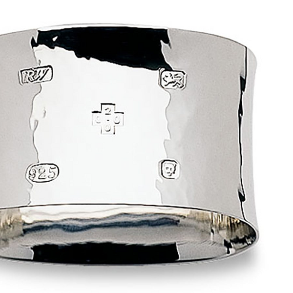 Robert Welch Sterling Silver Napkin Ring Flared
