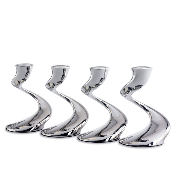 Robert Welch Windrush Candlestick Set Of 4