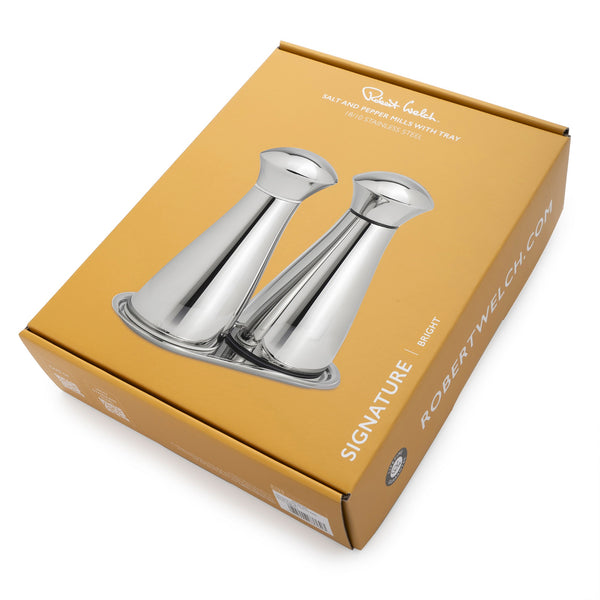 Robert Welch Signature Bright Stainless Steel Medium Mills And Tray Set