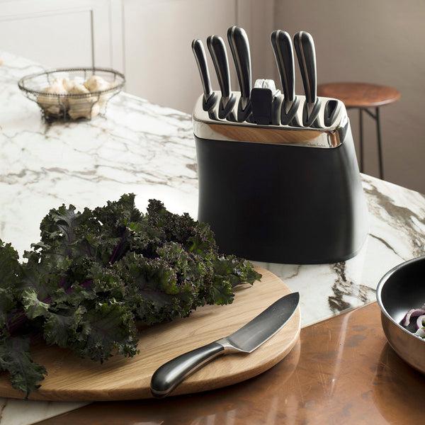 Robert Welch Signature Knife Block Set With Sharpener