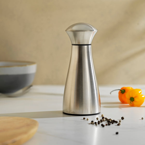 Robert Welch Signature Satin Stainless Steel Small Black Pepper Mill