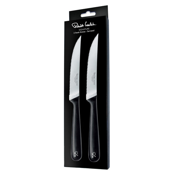 Robert Welch Signature Serrated Steak Knife Set Of 2