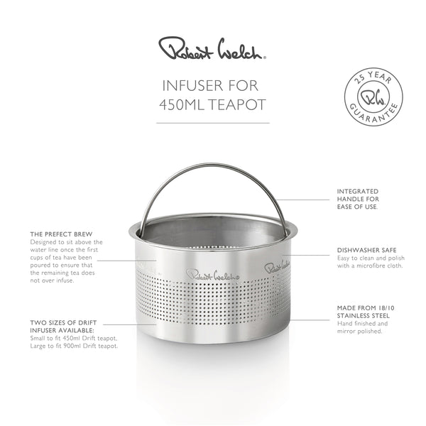 Robert Welch Small Tea Infuser For Drift Teapot 450ml