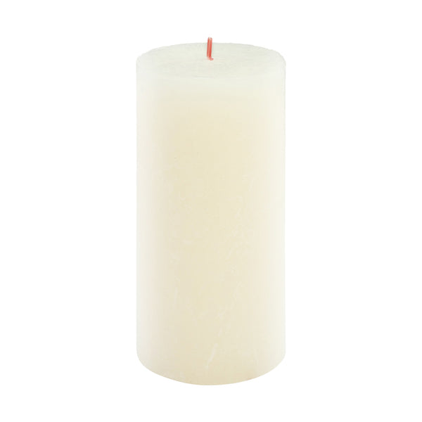 robert welch Soft Pearl Rustic Shine Pillar Candle 13cm