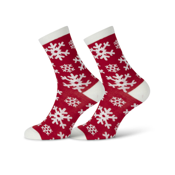 robin ruth Christmas Socks - Women Size 36-42 - Red Snowflake