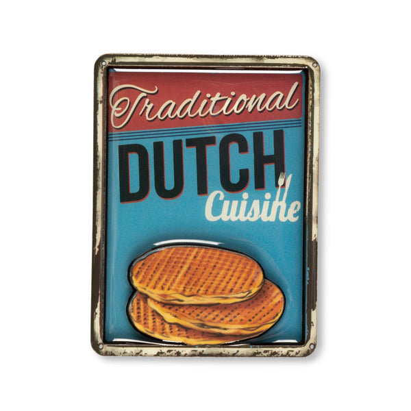 robin ruth Magnet - Holland - Dutch Cuisine Syrup waffle