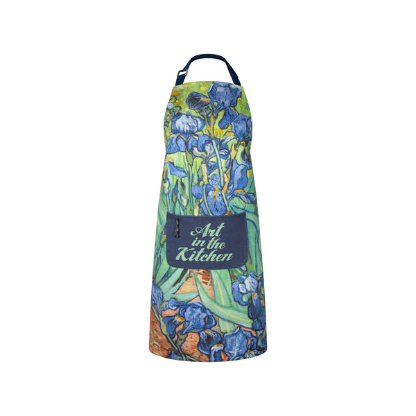 robin ruth Apron - Irises - van Gogh