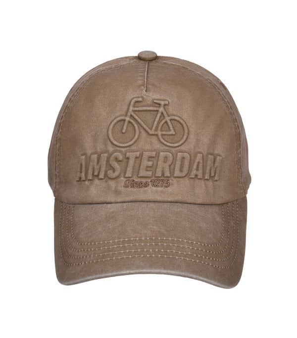 robin ruth Cap - Amsterdam - Bike embossed