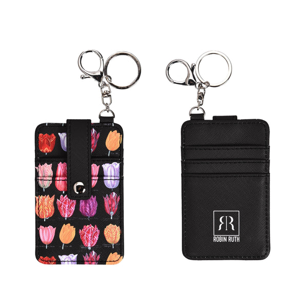 Robin Ruth Cardholder Keyholder - Tulips