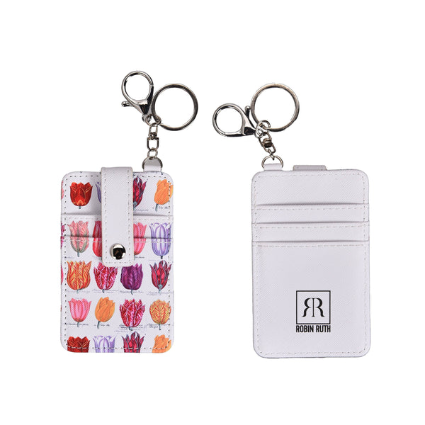 robin ruth Cardholder keyholder - Tulips