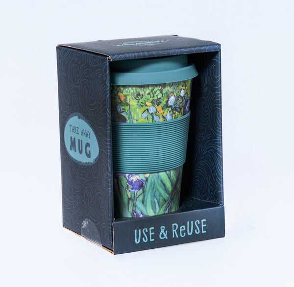 Robin Ruth Coffee To Go Mug - Van Gogh - Irises
