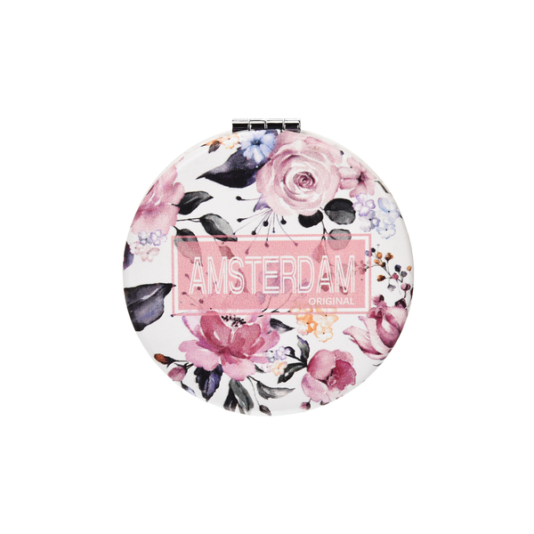 Robin Ruth Round Mirror - Amsterdam - Flowers