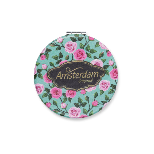 Robin Ruth Round Mirror - Amsterdam - Flowers