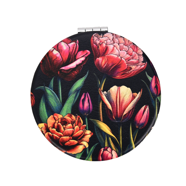 Robin Ruth Round Mirror - Tulips