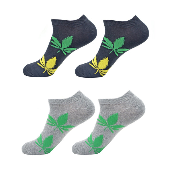 robin ruth Short Socks 2 pair Men Size 41-46 - Weed