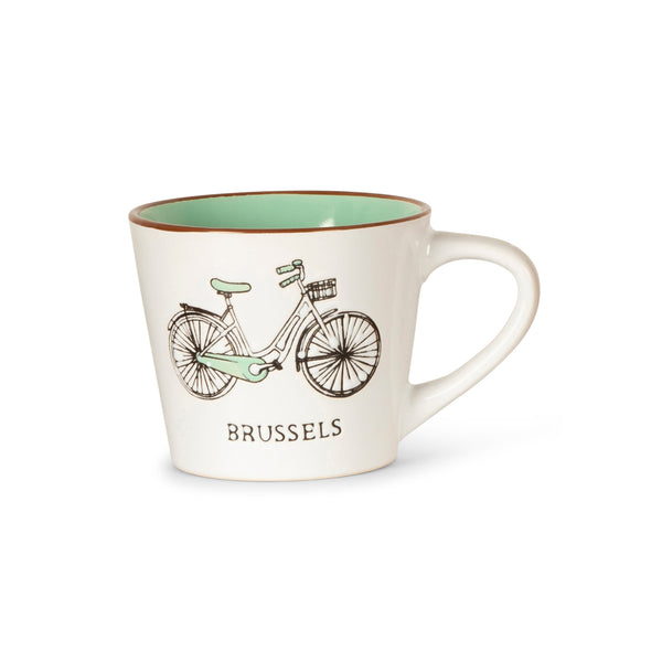 robin ruth Silk mug - Brussels - Bike